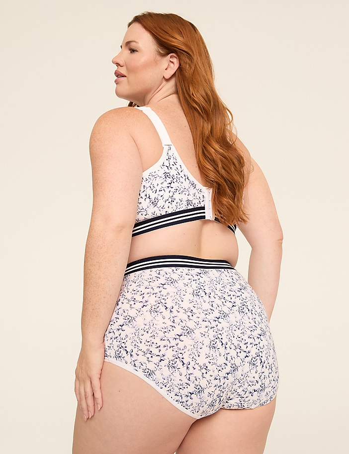 Cotton High-Leg Brief Panty