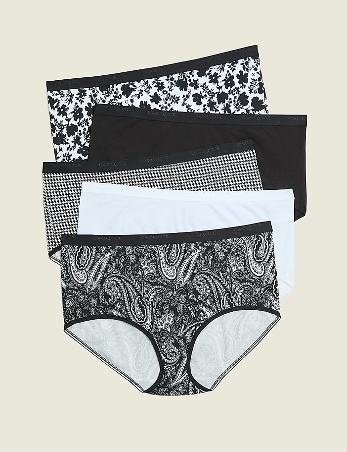 Cotton Full Brief Panty - 5-Pack