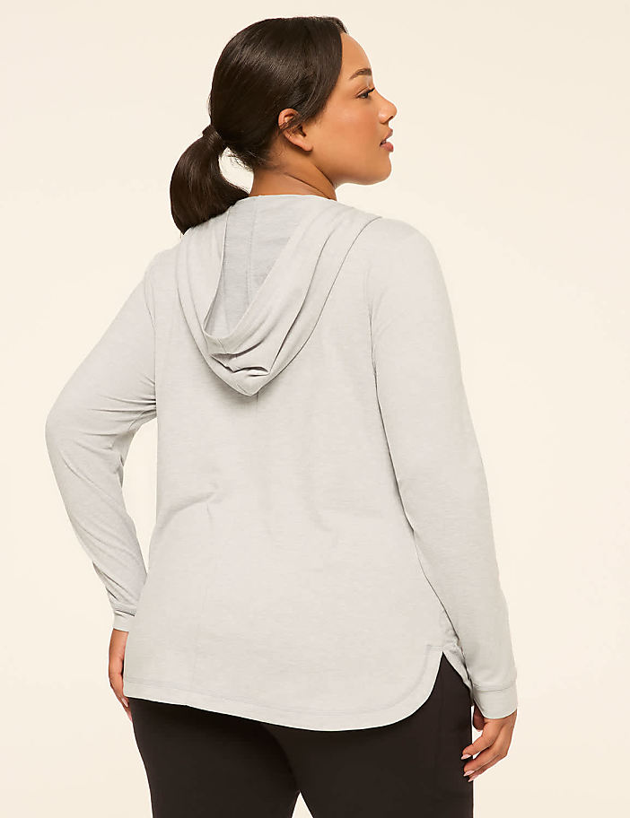 LIVI Soft Marled V-Neck Hoodie