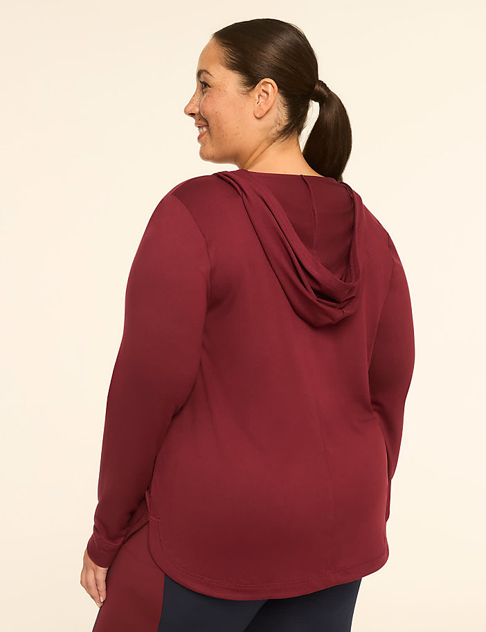 LIVI Soft Long-Sleeve V-Neck Hoodie