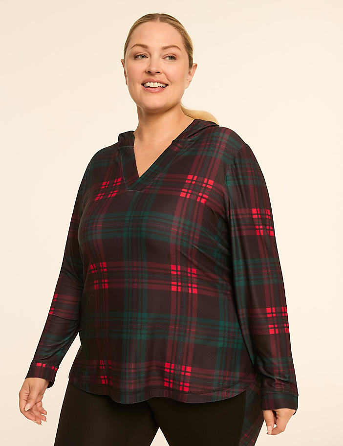LIVI Soft Long-Sleeve V-Neck Hoodie
