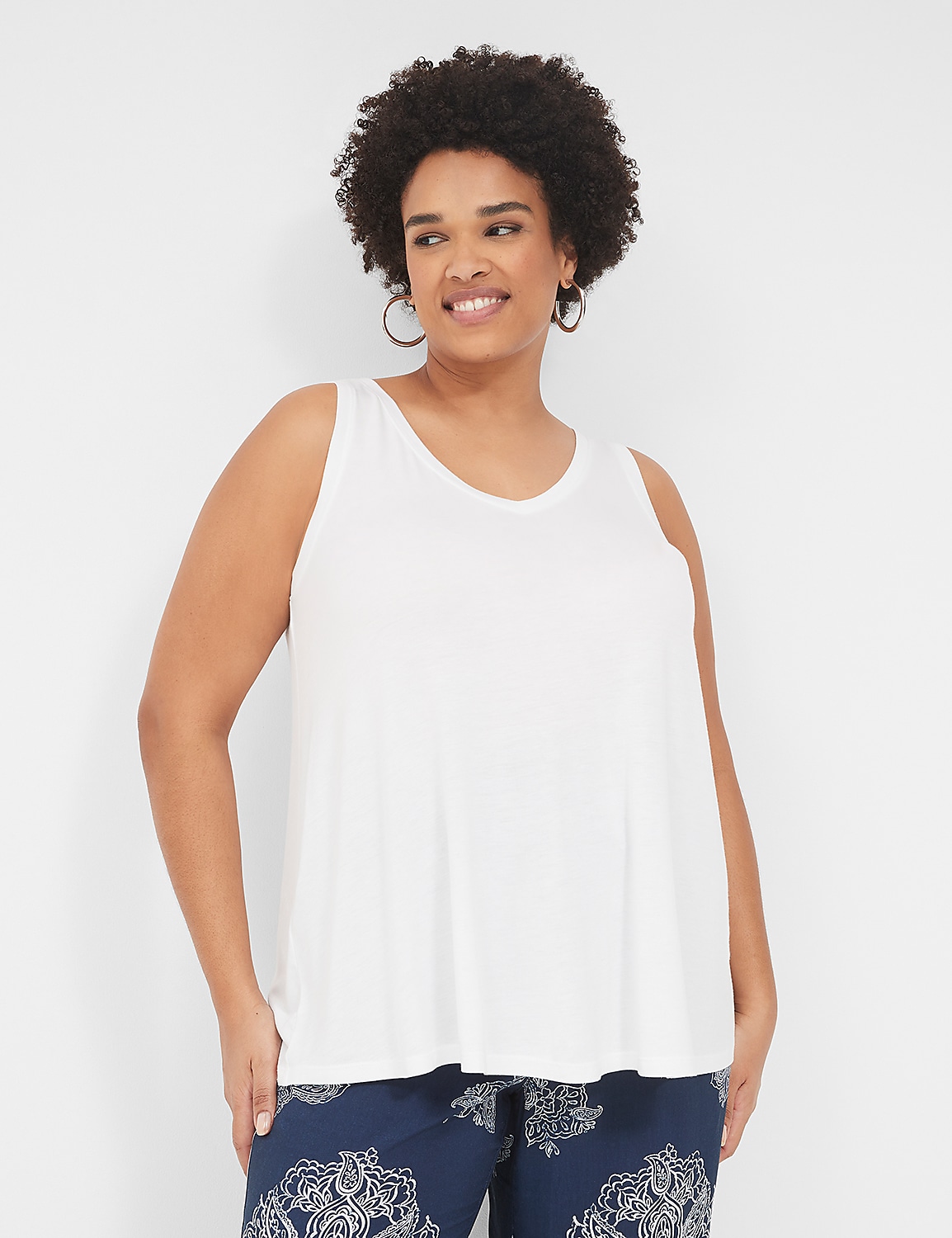 Swing V-Neck Tank Product Image 1