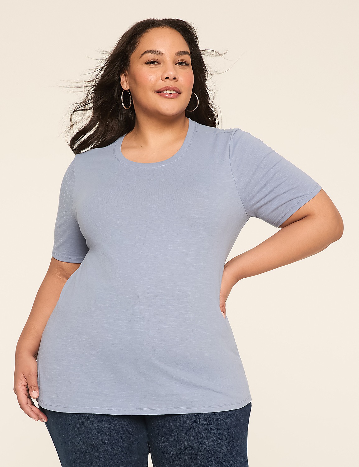 Perfect Sleeve Crew-Neck Tee Product Image 1
