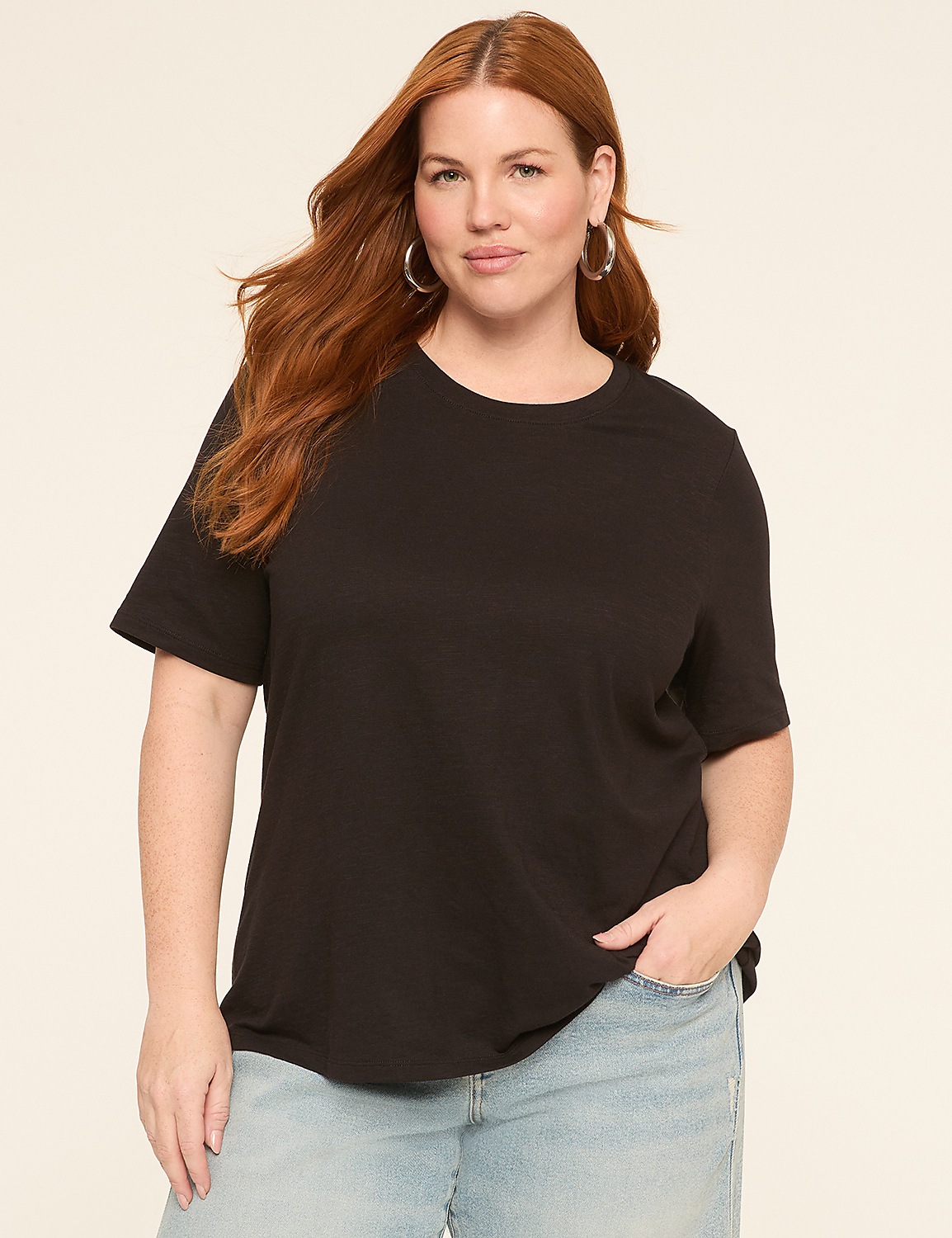 Perfect Sleeve Crew-Neck Tee Product Image 1