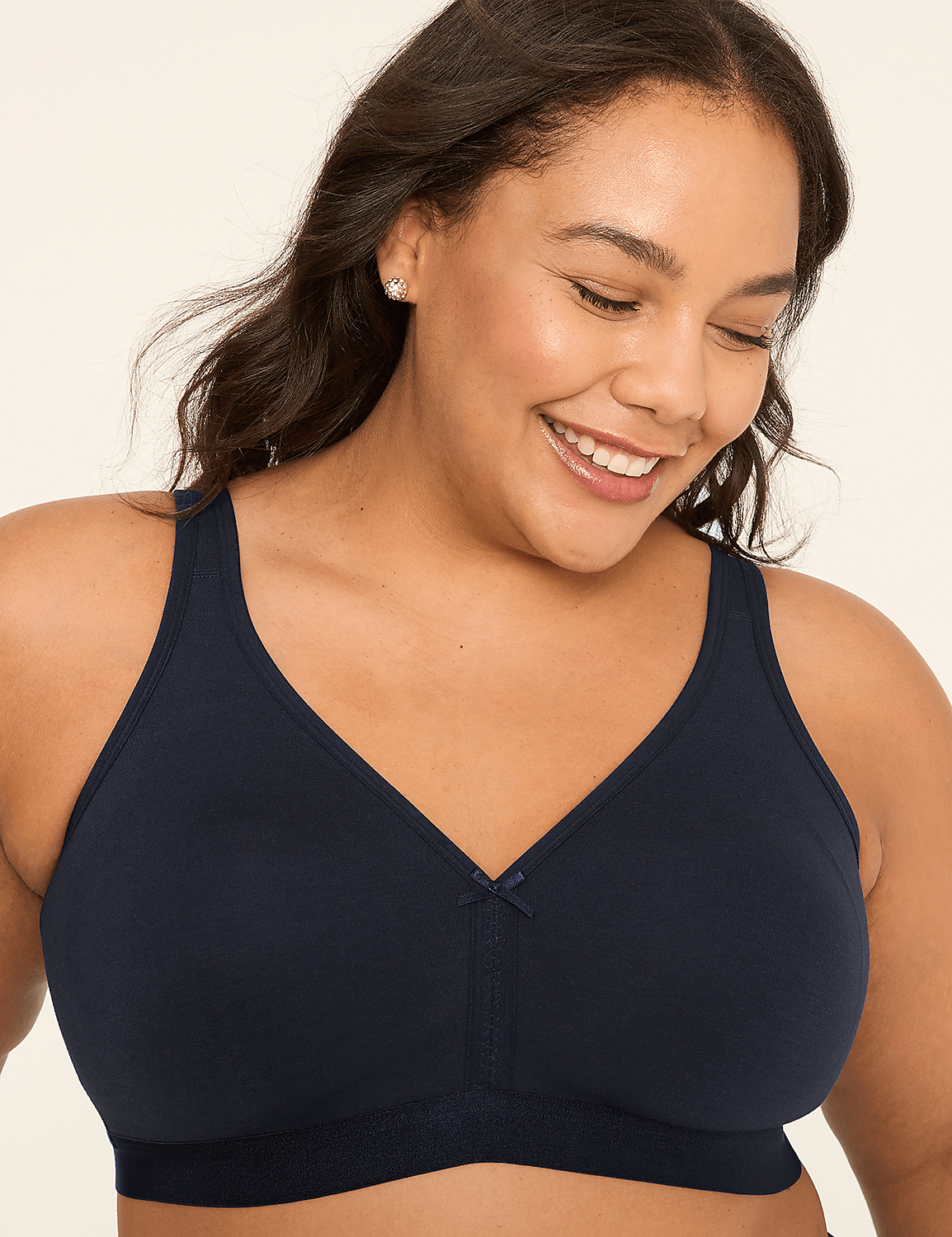 Cotton Unlined No-Wire Bra Product Image 1