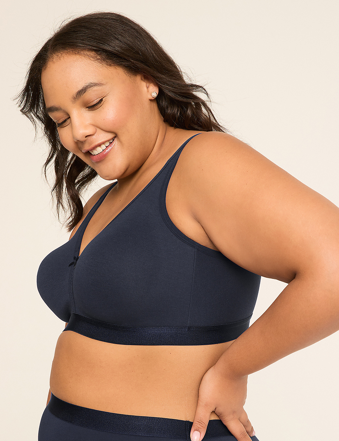Cotton Unlined No-Wire Bra Product Image 3