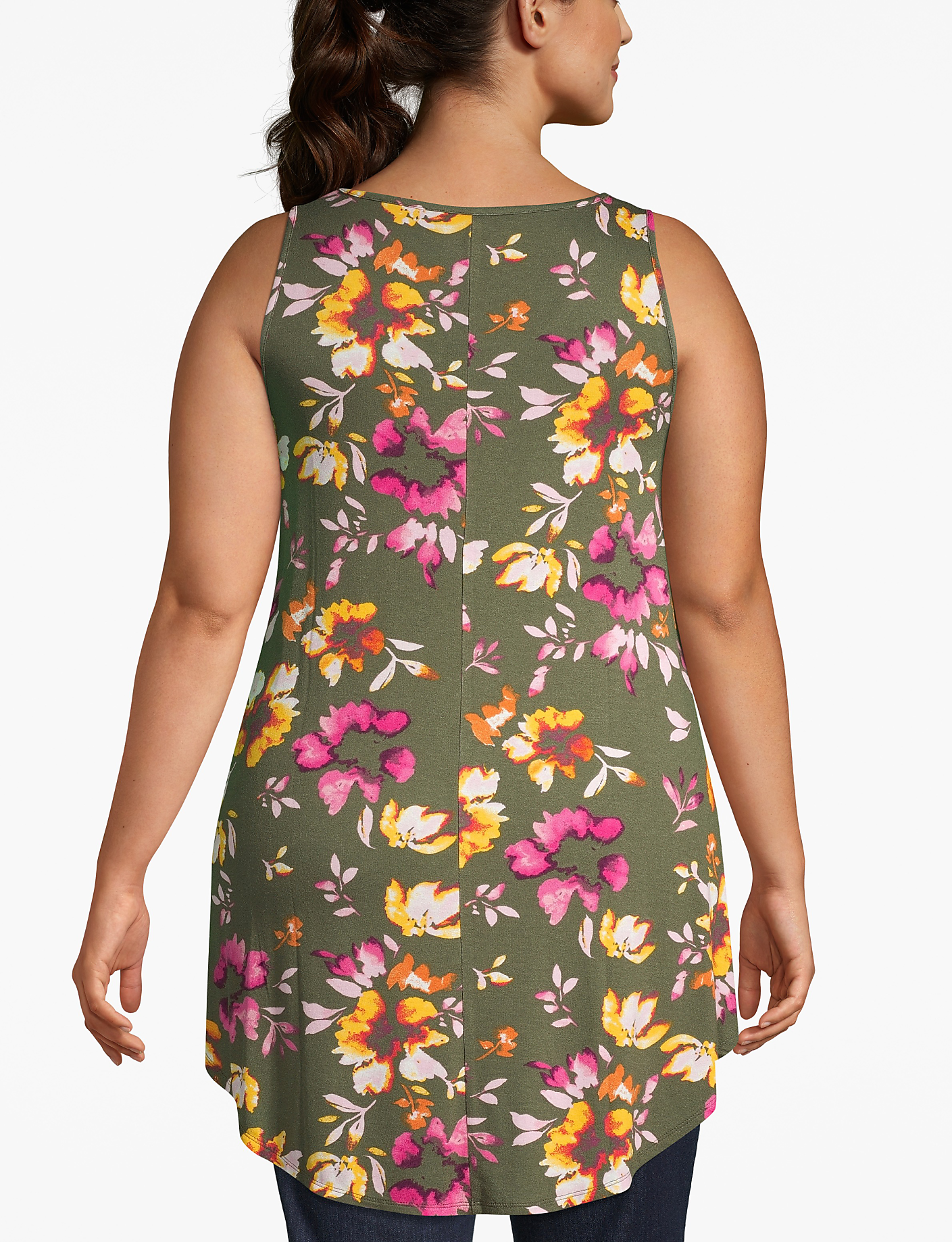 Printed Scoop-Neck Swing Tank Product Image 2