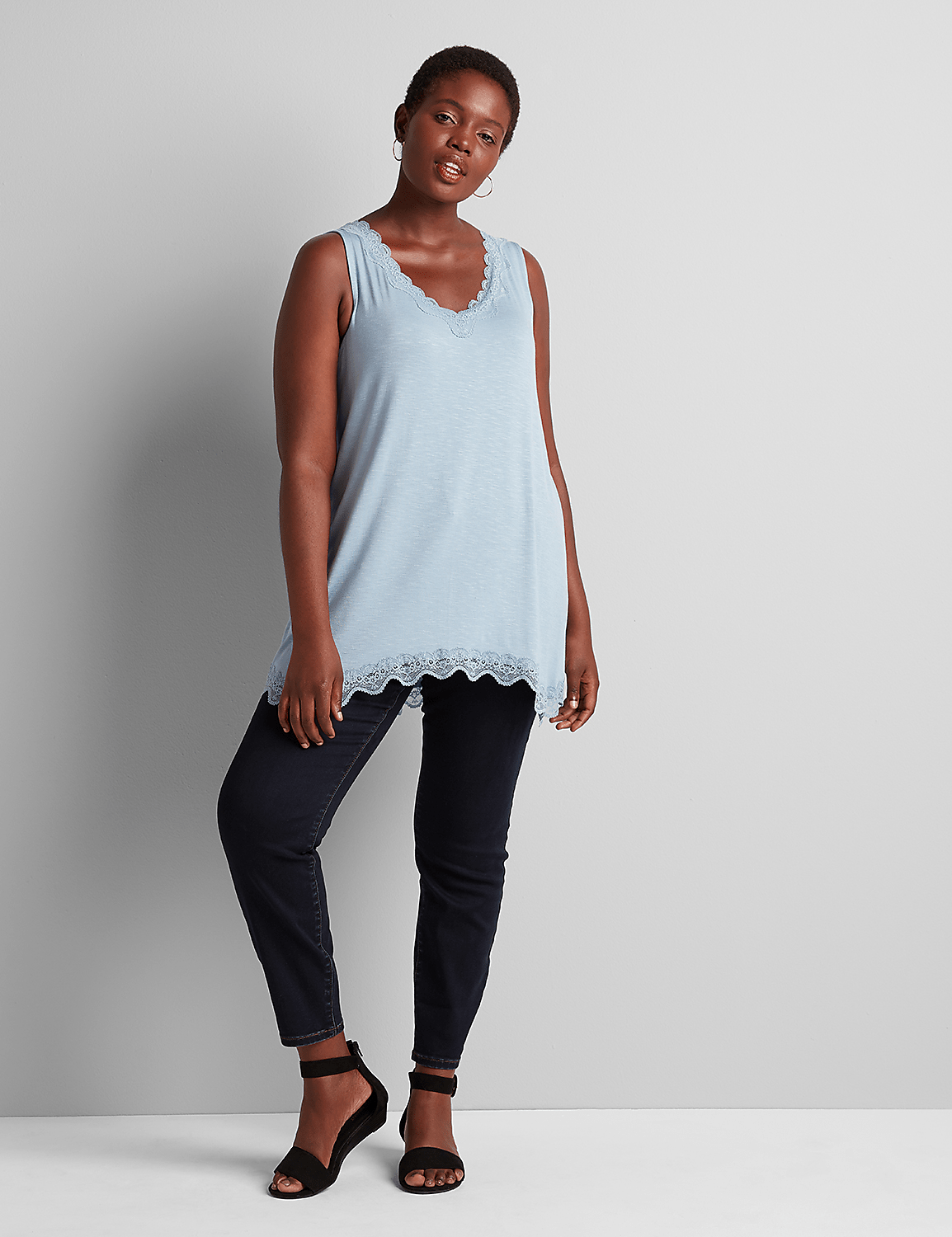 Lace-Trim Swing Tank Product Image 3