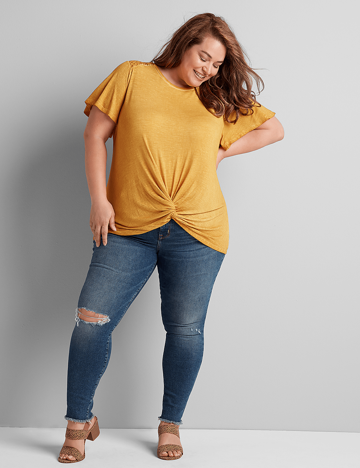 Deluxe Fit High-Rise Skinny Jean - Medium Wash Product Image 3