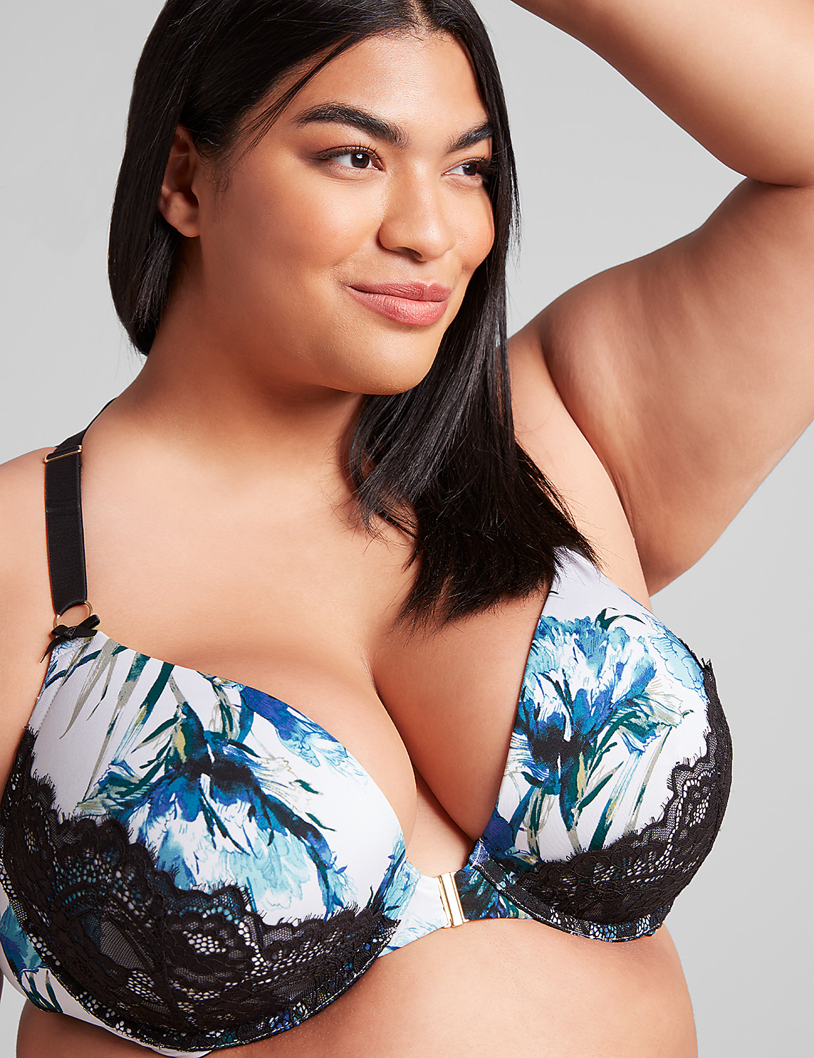 Front-Close Boost Plunge Bra Product Image 4