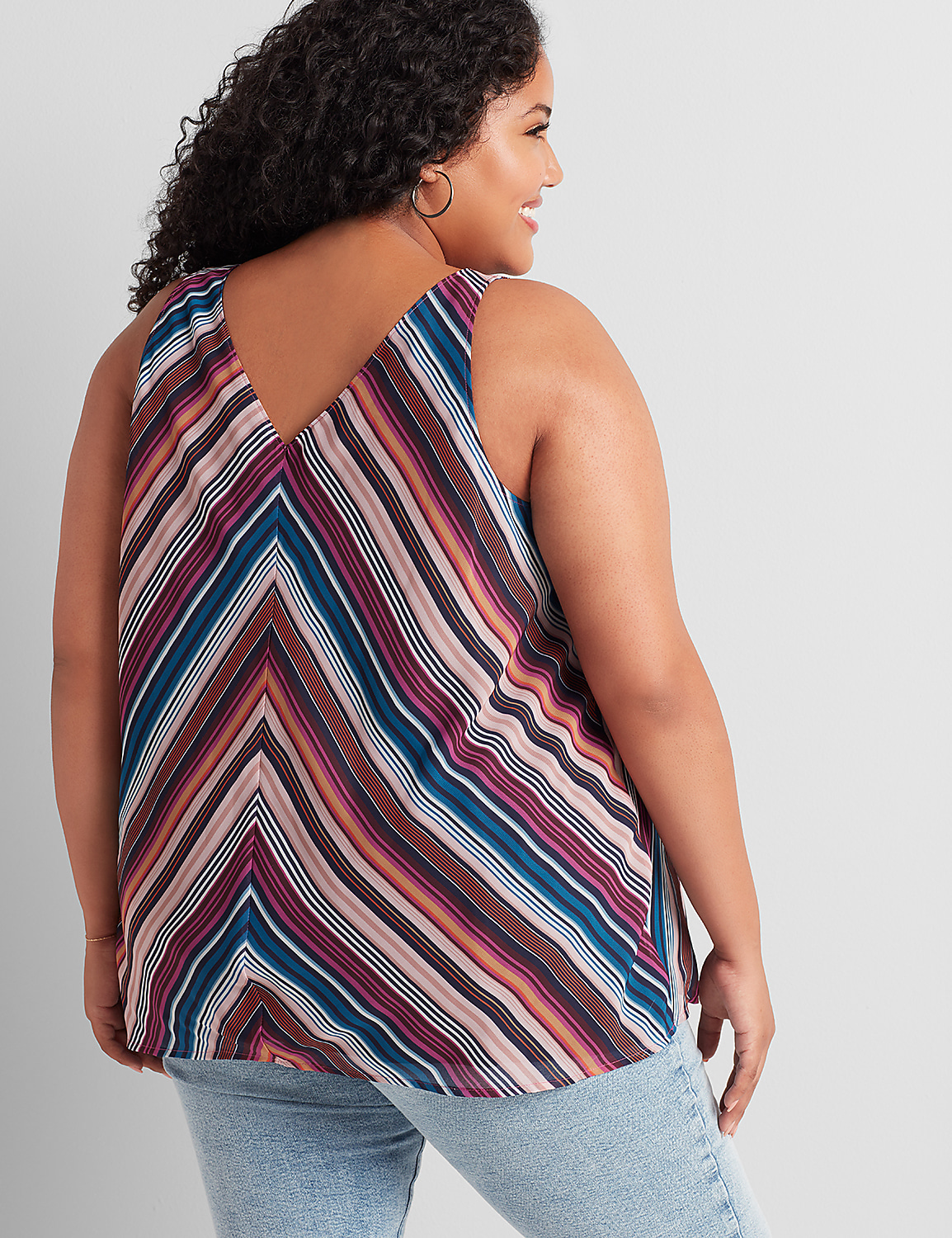 Chevron V-Neck Swing Tank Product Image 2