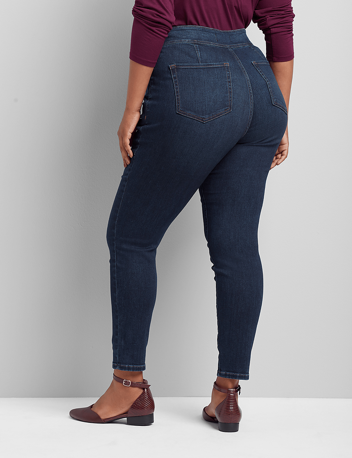 High-Rise 3-Button Jegging Product Image 2