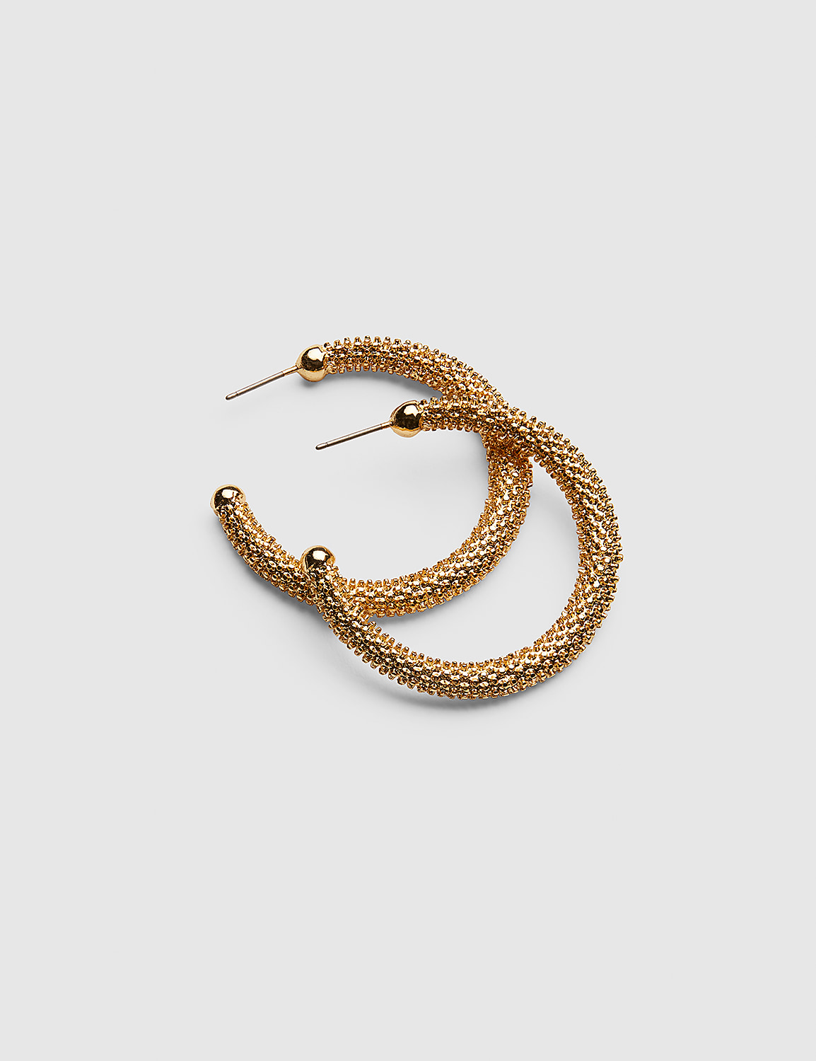 Sparkle Hoop Earrings Product Image 2