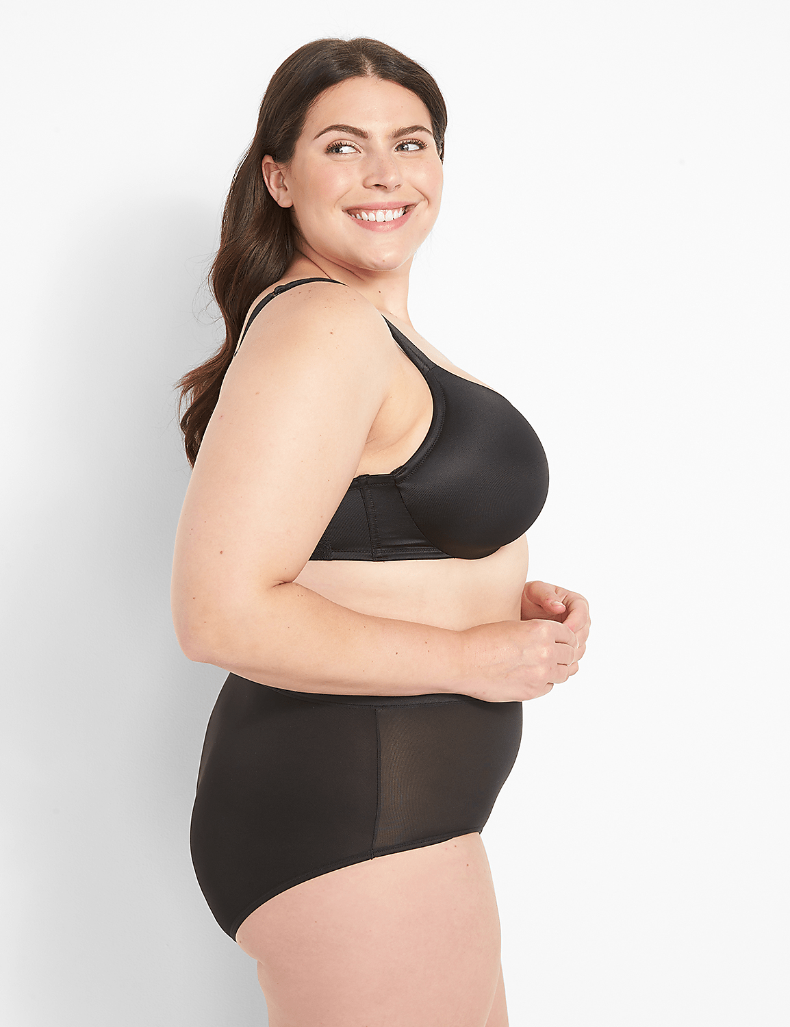 Front-Close Lightly Lined Full Coverage Bra Product Image 3