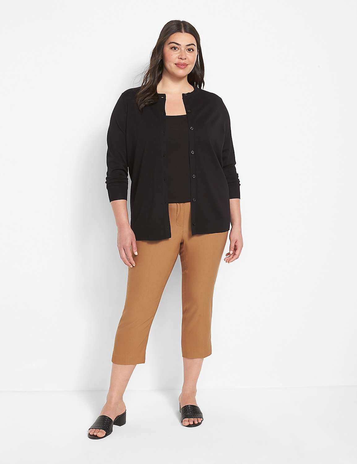 Button-Front Cardigan Product Image 3