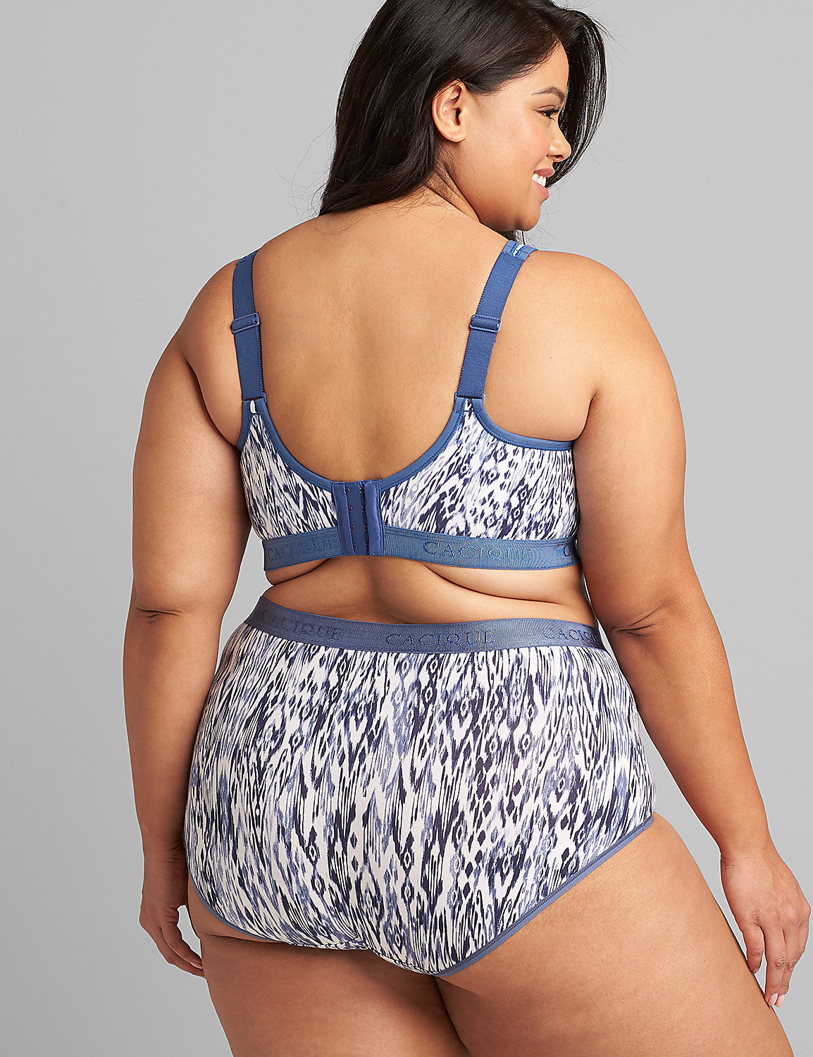 Cotton Lightly Lined No-Wire Full Coverage Bra Product Image 2