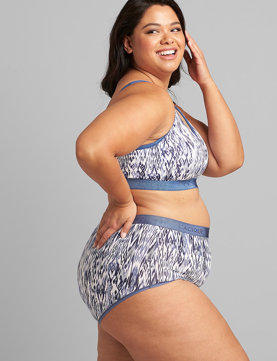 Cotton Lightly Lined No-Wire Full Coverage Bra Product Image 3