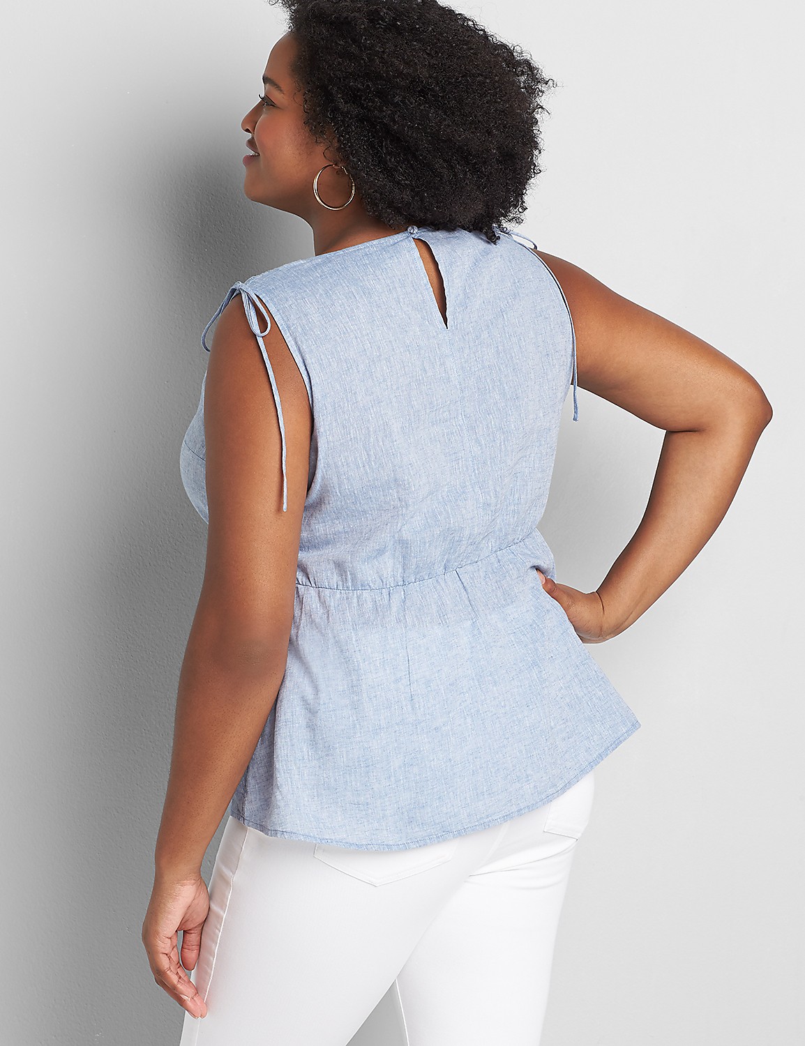 Tie-Shoulder Top Product Image 2