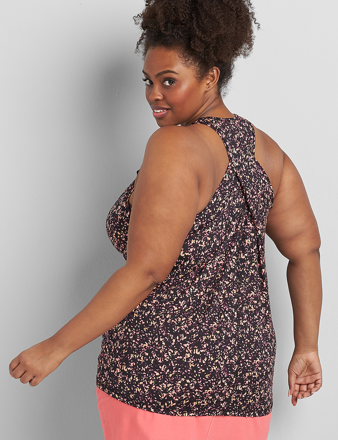 LIVI Drape-Back Tank With Wicking Product Image 2