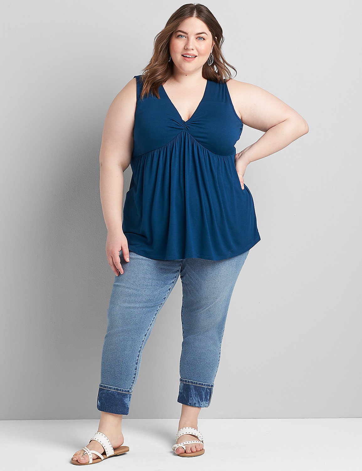 Sleeveless Sweetheart Babydoll Top Product Image 3