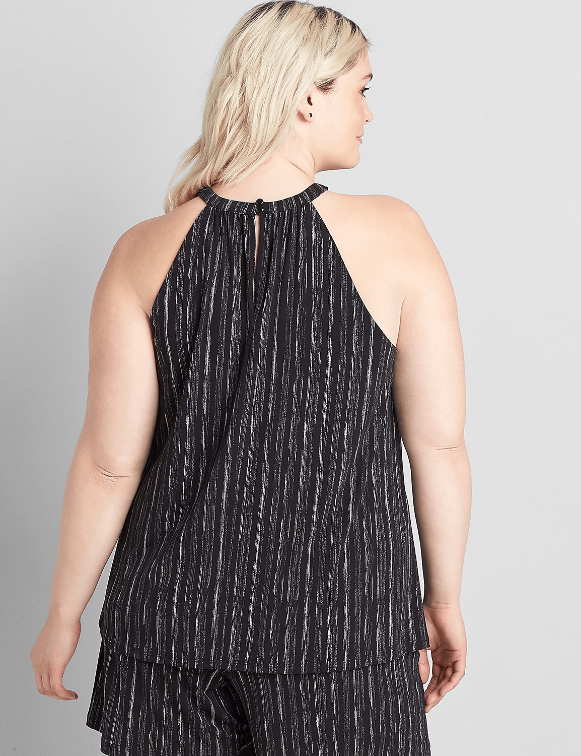Sleeveless Halter Mock-Neck Top Product Image 2