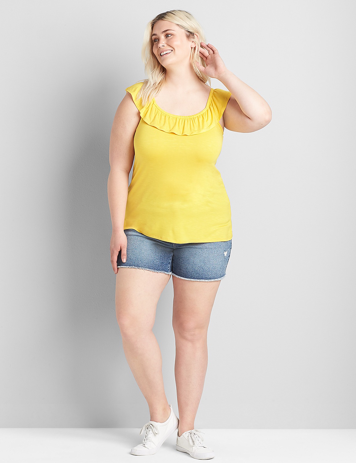 Ruffle-Edge Tank Product Image 3