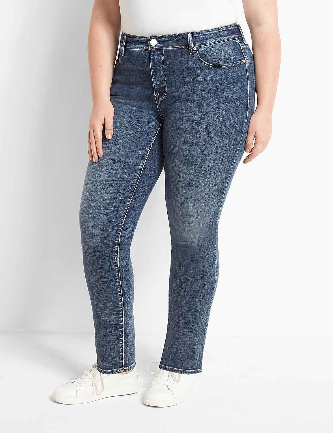 Seven7 Straight Jean With Back Pocket Embroidery Product Image 4