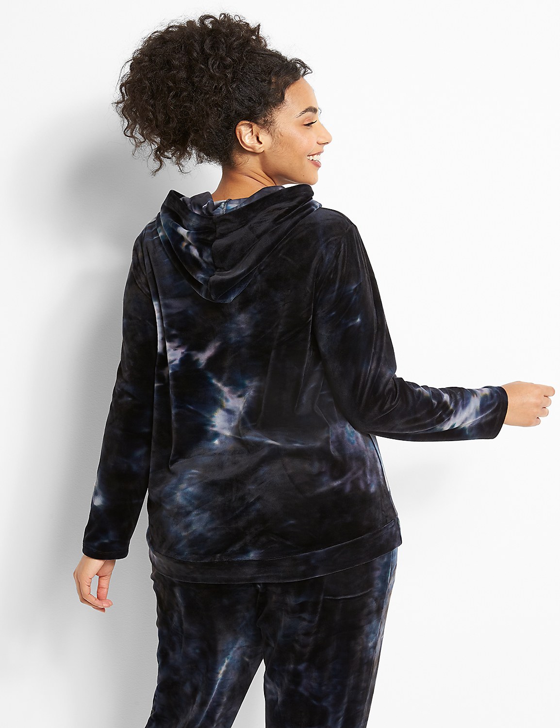 LIVI Velour Hoodie - Tie-Dye Product Image 2