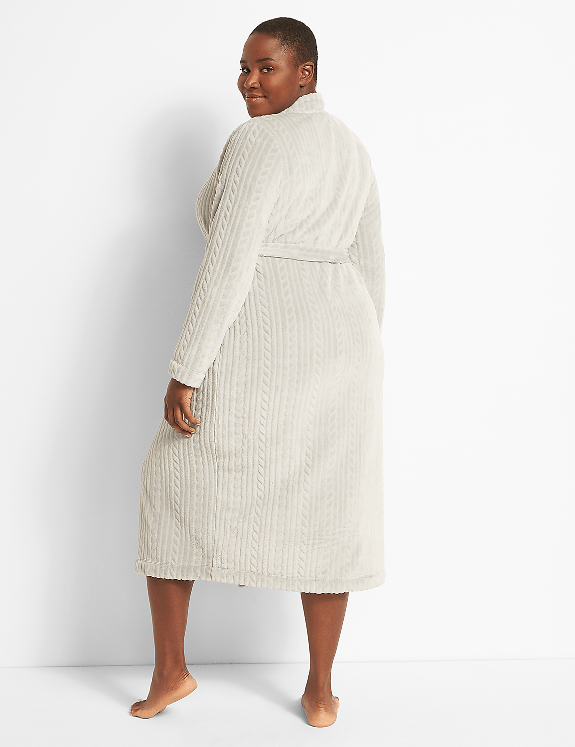 Fleece Midi Robe Product Image 2