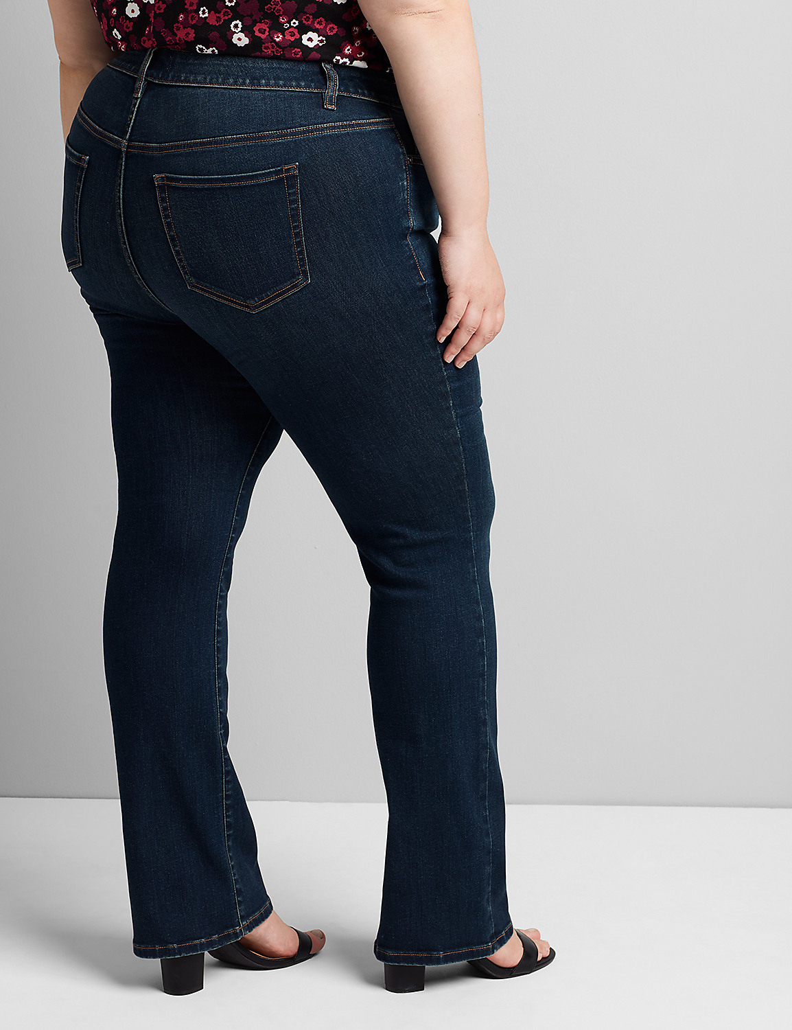 Straight Fit High-Rise Boot Jean Product Image 2