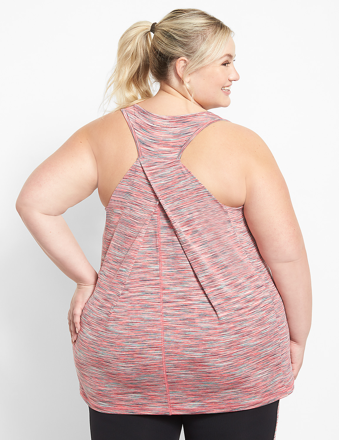 LIVI Draped-Back Tank - Spacedye Product Image 2