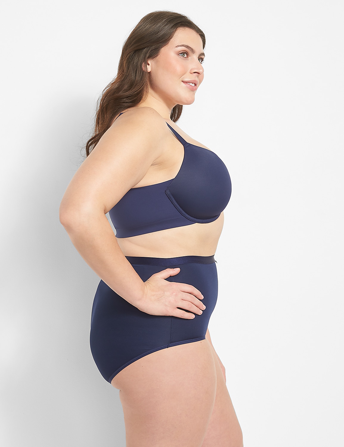 Front-Close Totally Smooth Lightly Lined Full Coverage Bra Product Image 4