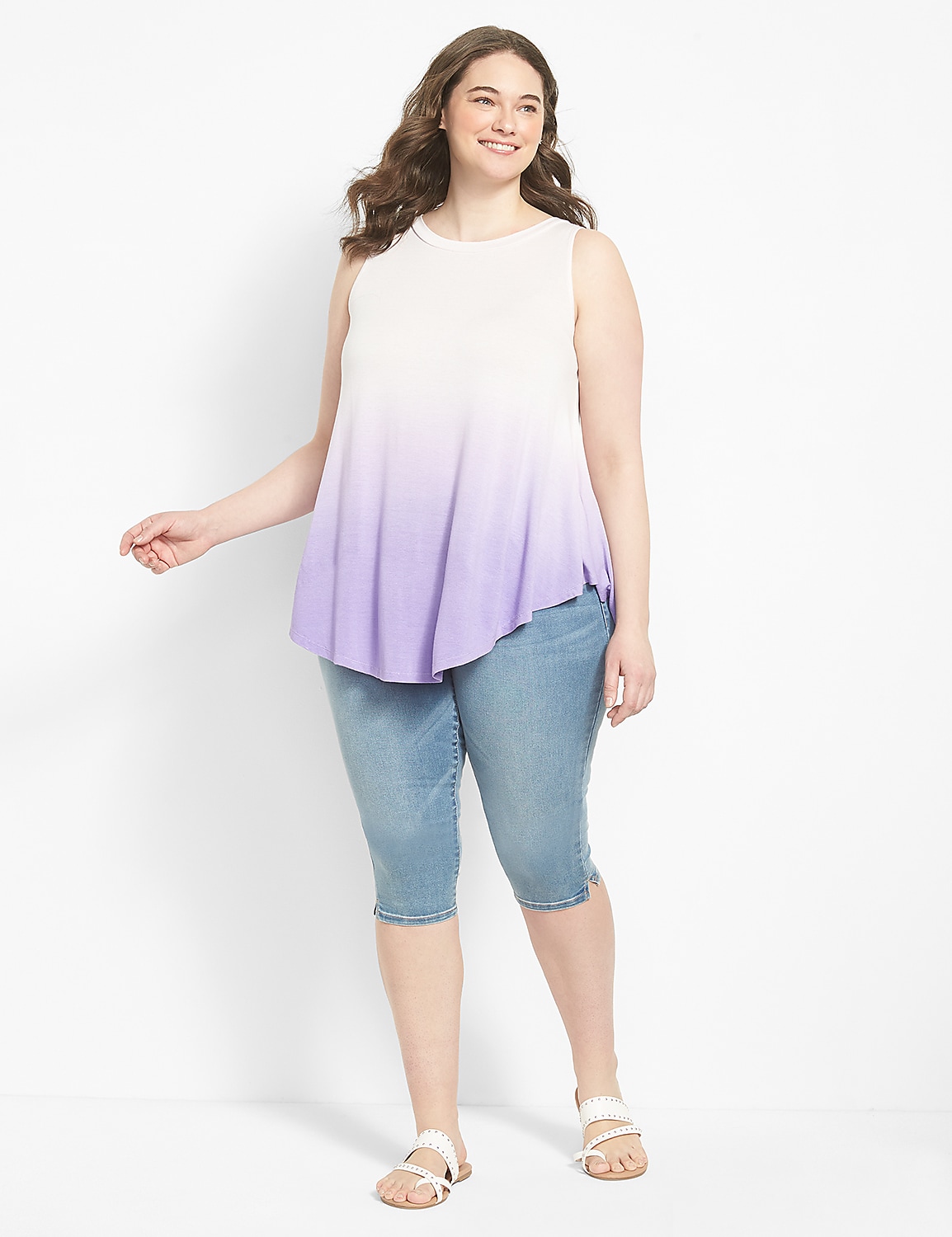 Sleeveless Boat-Neck Max Swing Tunic Product Image 3
