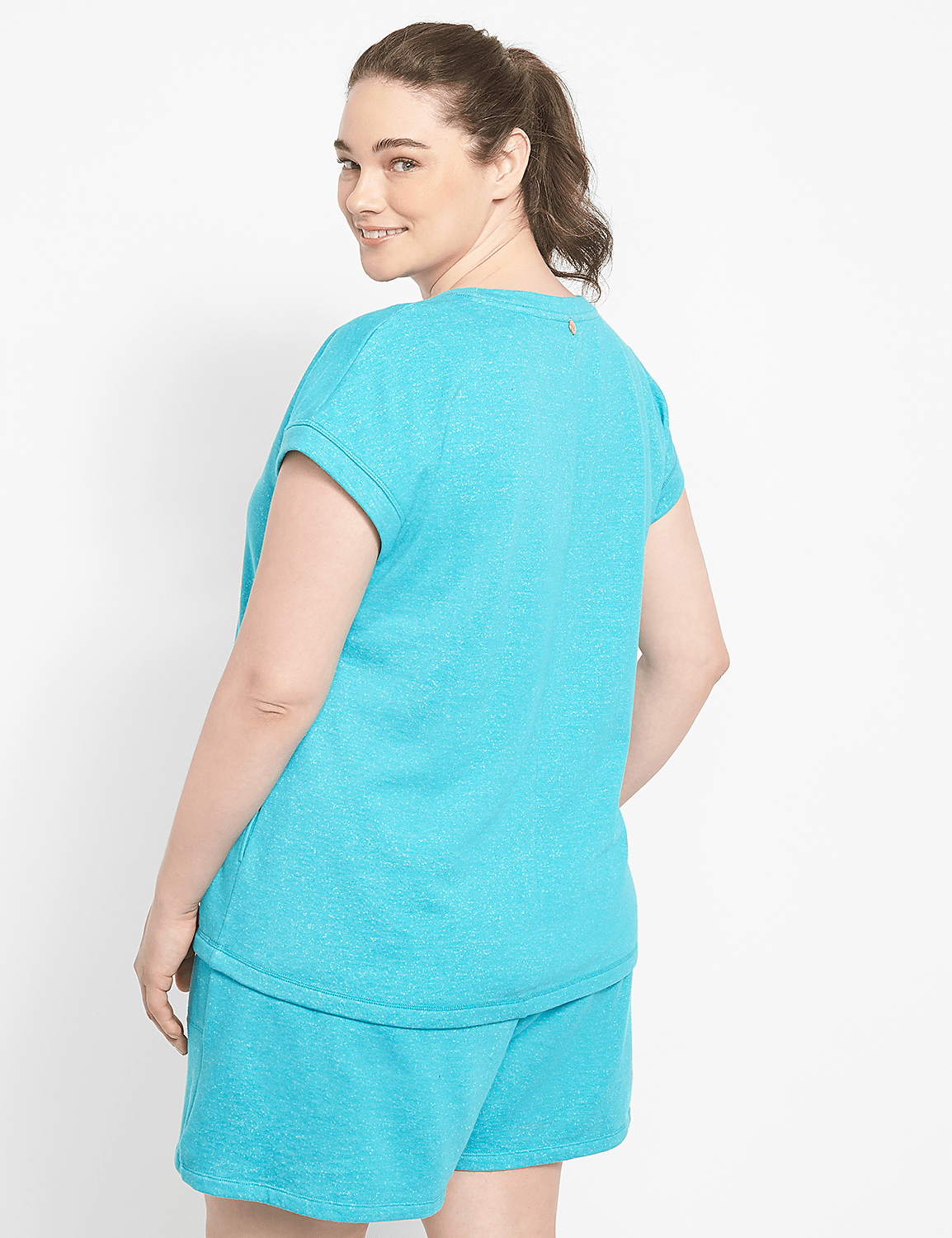 LIVI Sleeveless Slub French Terry Sweatshirt Product Image 2