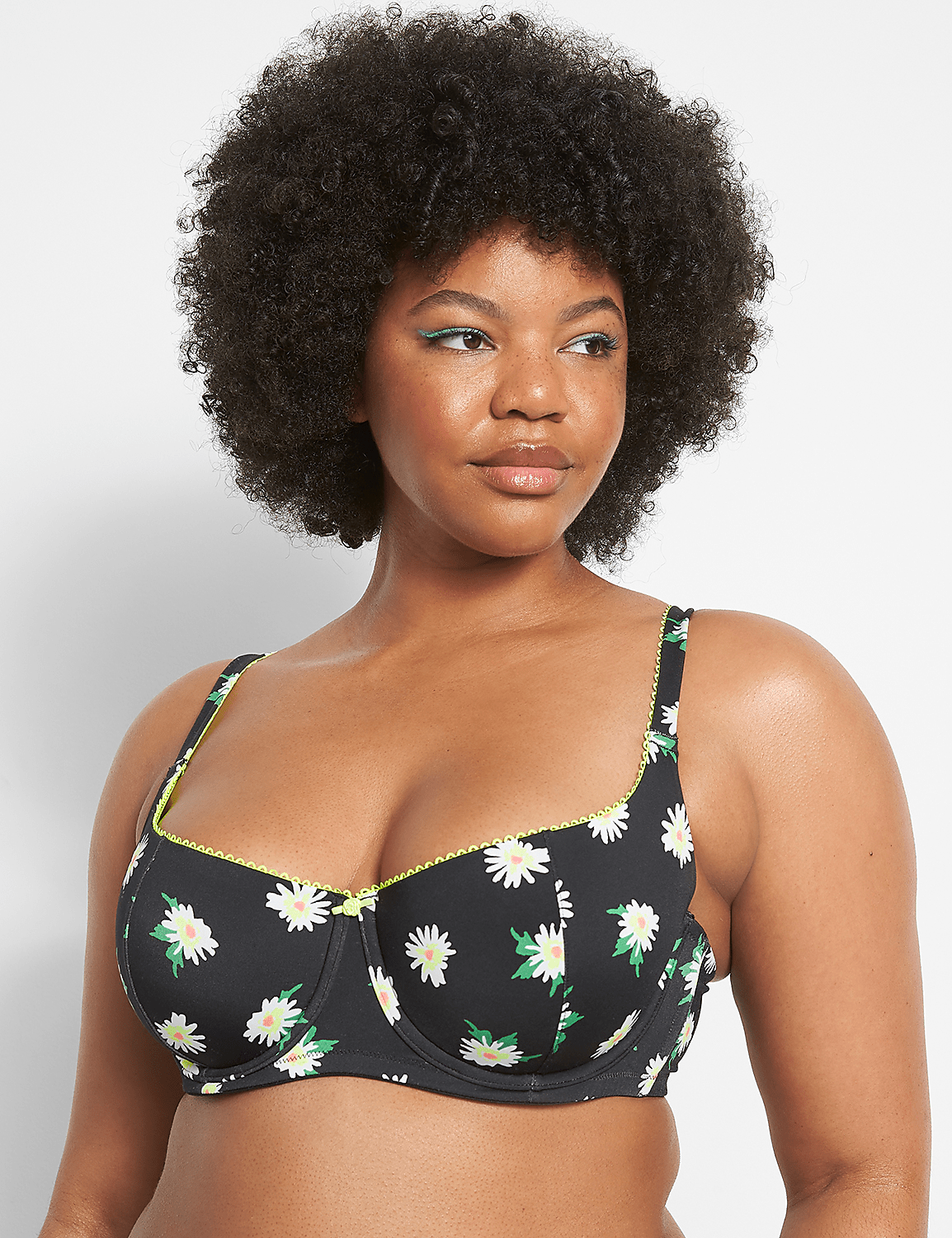 Micro Picot Trim Scoop Balconette Bra Product Image 4