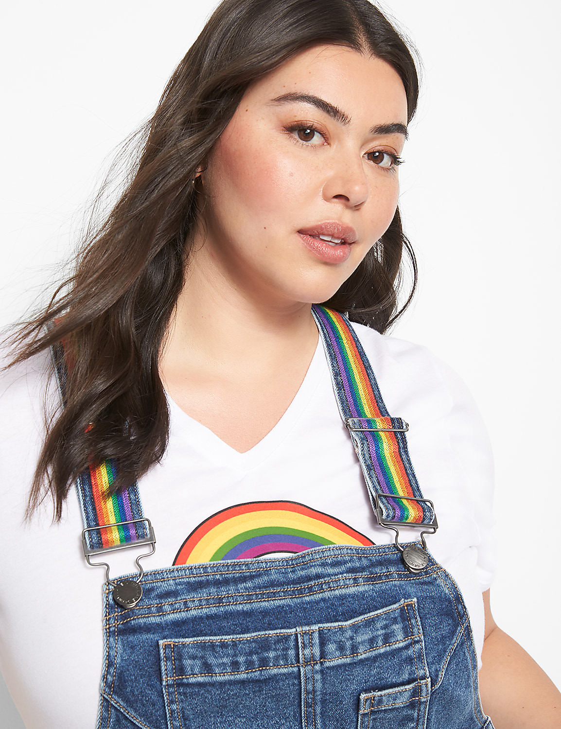 Boyfriend Short Overall - Pride Embroidery Product Image 3