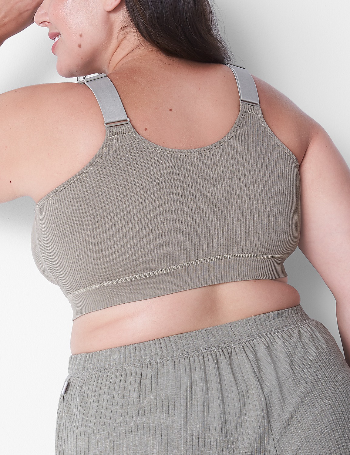 Wrap Seamless Ribbed Bralette Product Image 2