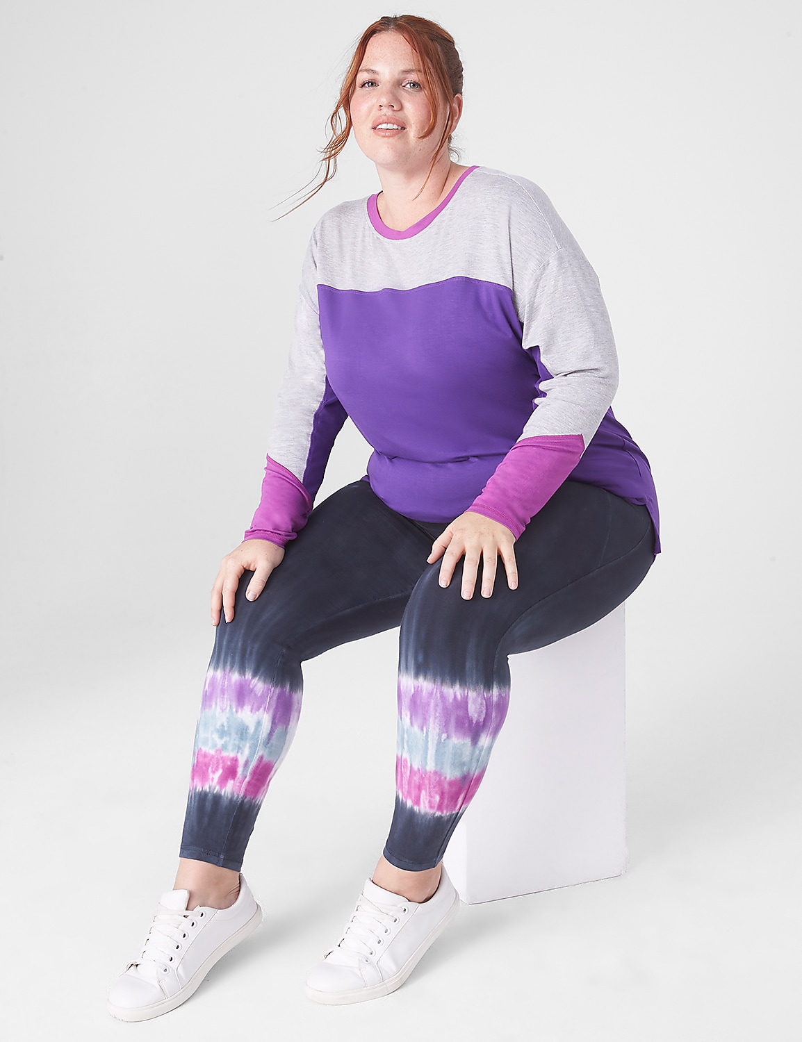 LIVI High-Rise Signature Stretch 7/8 Legging - Dye Effect Product Image 3