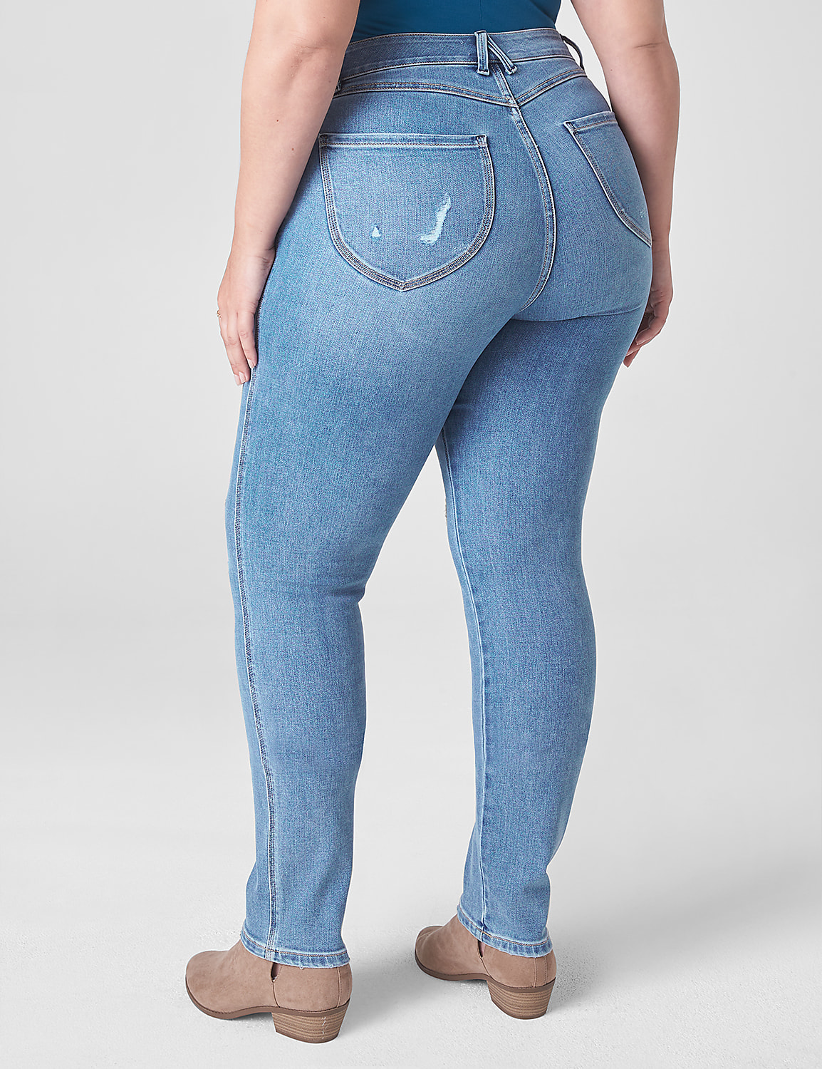 CURVY HIGH RISE STRAIGHT -BODY ICON | LaneBryant