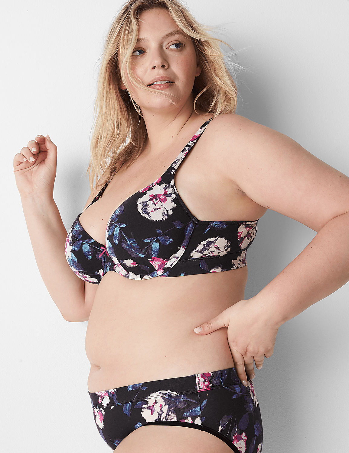Lightly Lined T-Shirt Bra With Cotton Comfort Band Product Image 3