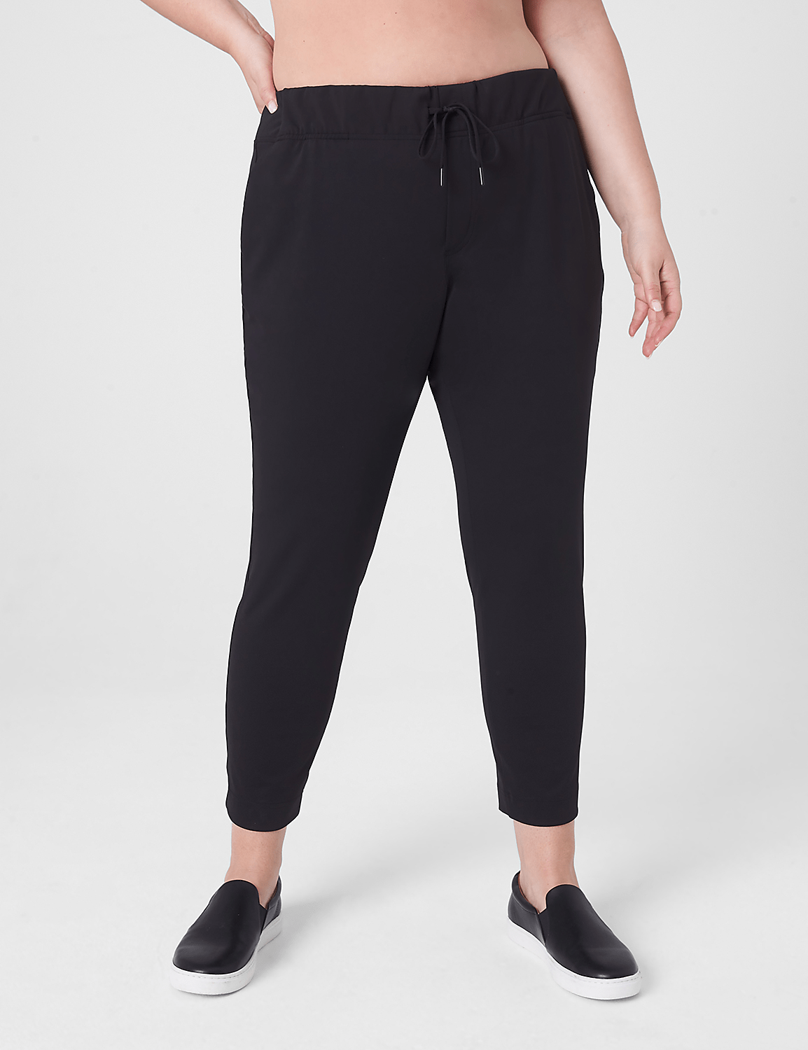 LIVI Ankle Length Knit Trouser Product Image 3