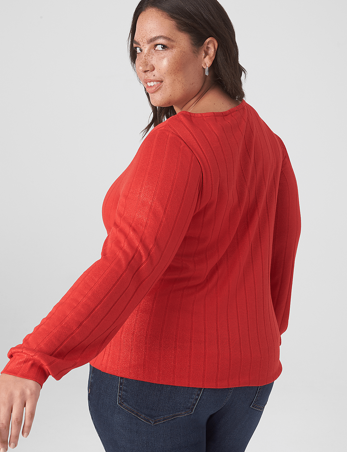 Relaxed Boatneck Bottom-Band Top Product Image 2