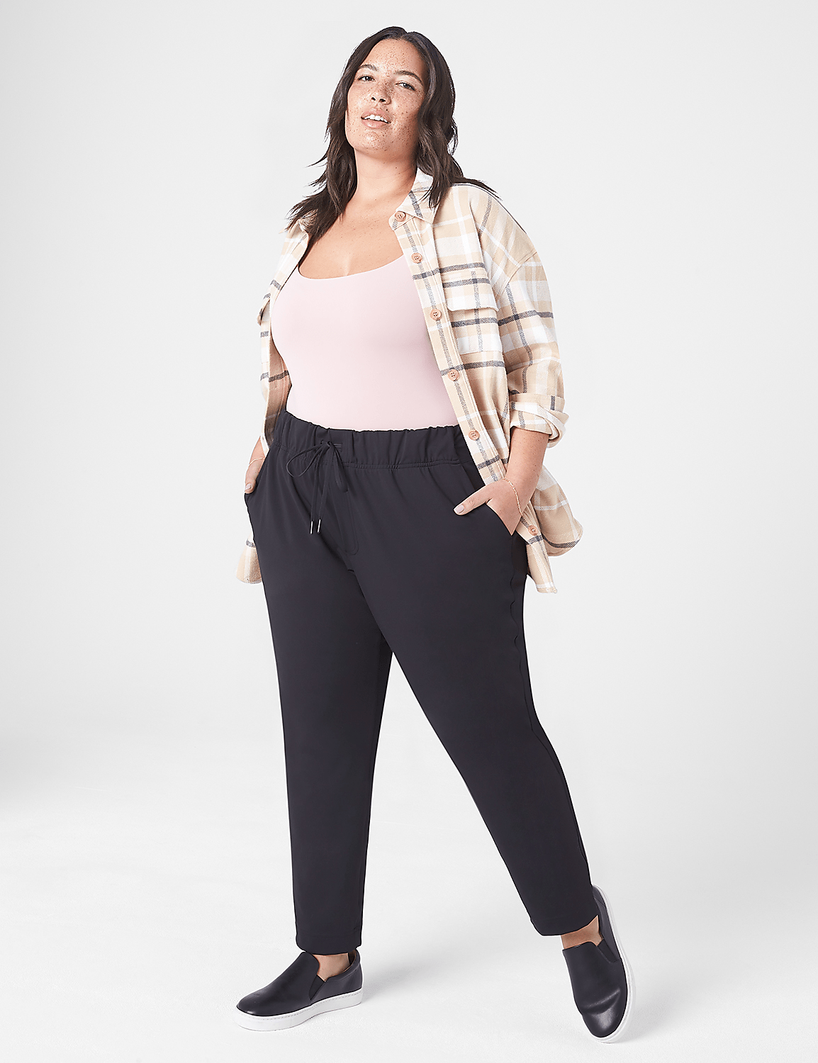 LIVI Ankle Length Knit Trouser Product Image 6