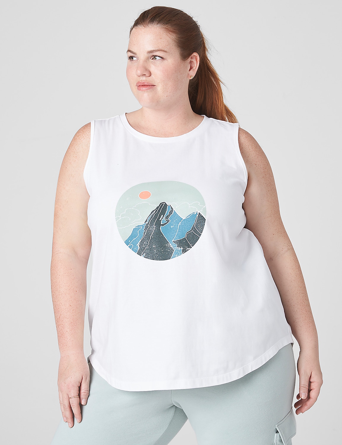 LIVI V-Back Graphic Tank Product Image 1
