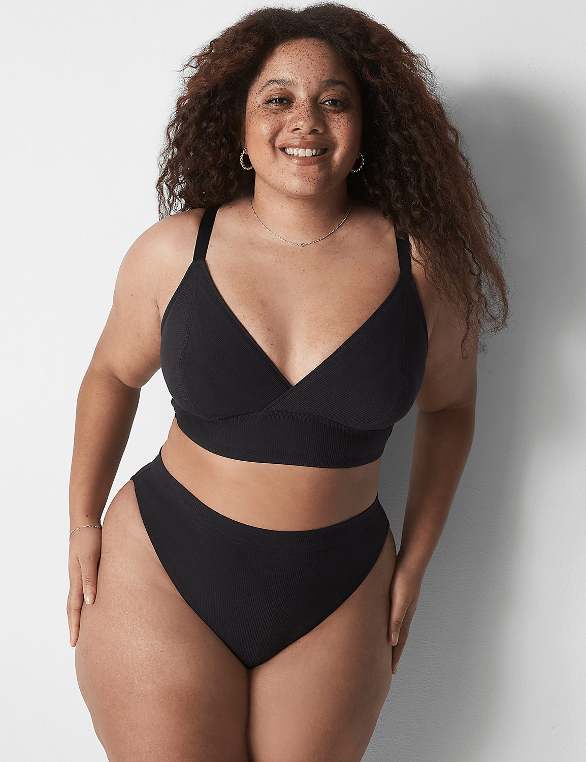 Rib Ultra High-Leg Cheeky Panty Product Image 1