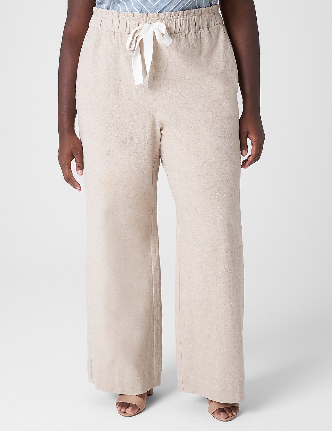 Linen Wide Leg Pant Product Image 1