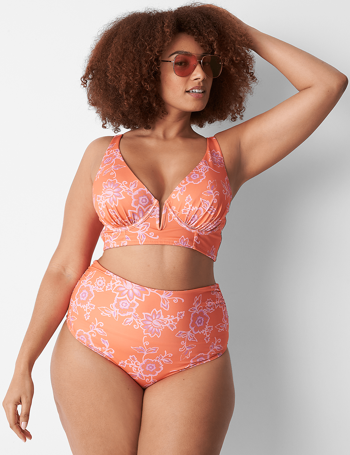 Underwire V-Wire Bikini Swim Top Product Image 1