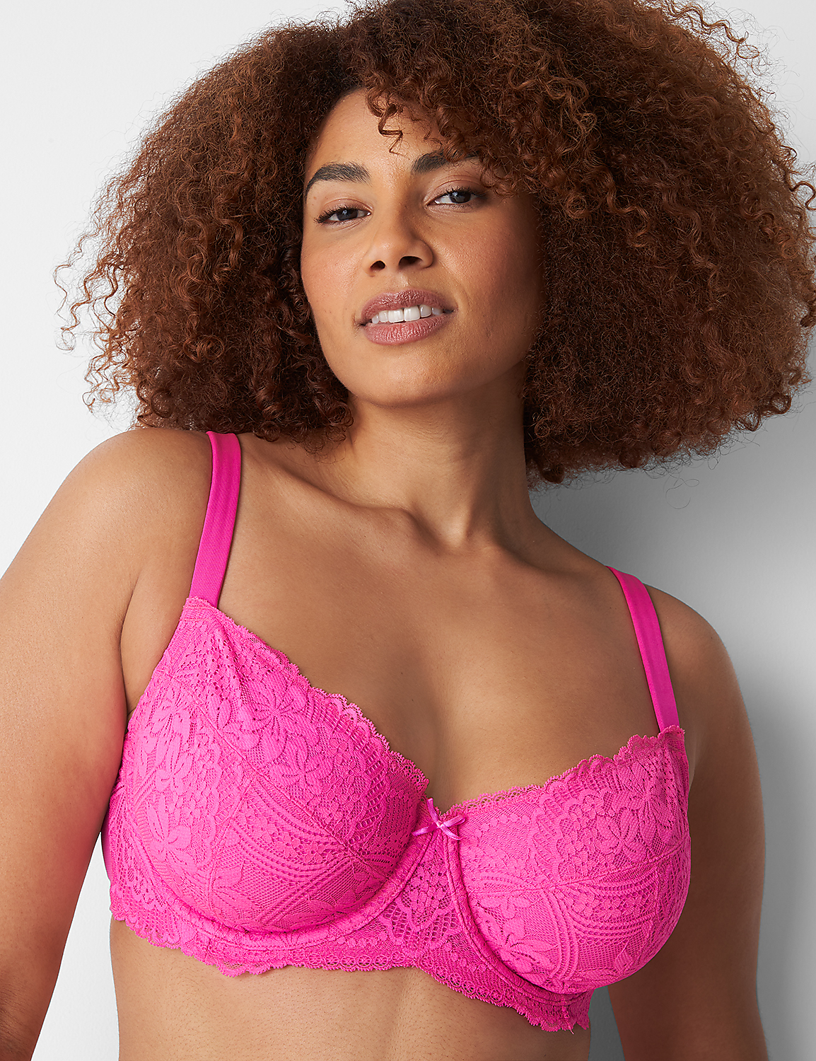 Curve Icon™ Lace Unlined Balconette Bra