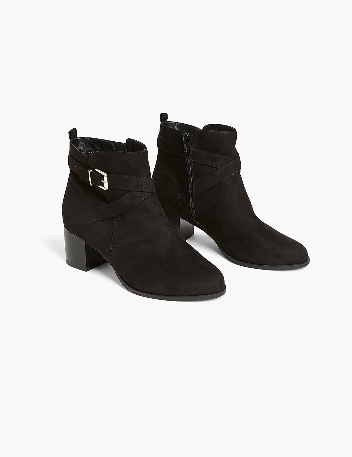 Dream Cloud Criss-Cross Ankle Bootie | LaneBryant