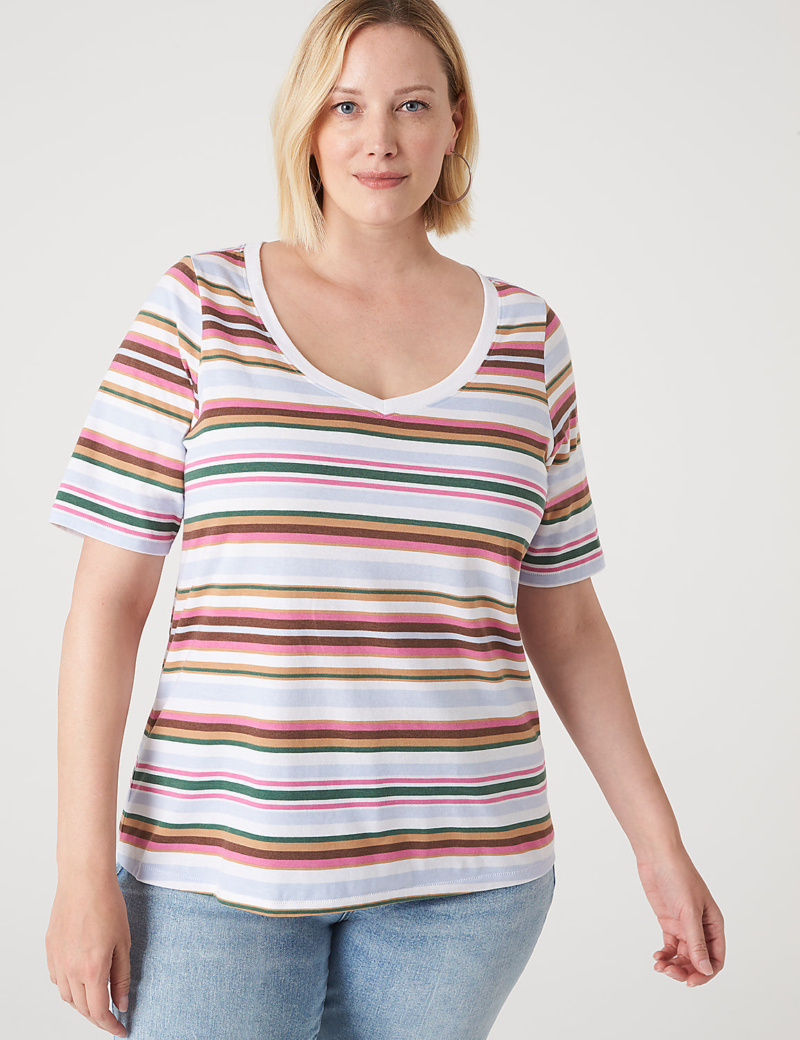 Essential V-Neck Tee Product Image 1